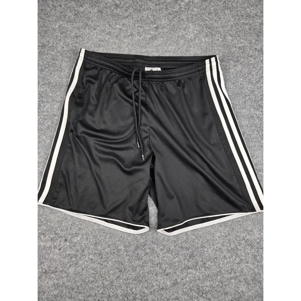 Adidas Soccer Black Shorts Youth Large #993